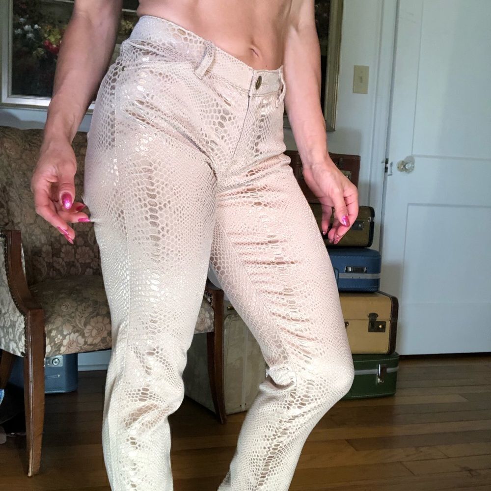 Costa Blanca Audrey fit pants snake pattern
